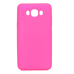 Galaxy J7 2016 Case Zore Premier Silicon Cover Pink