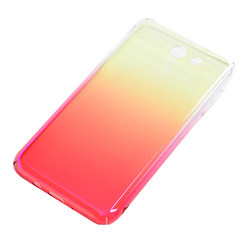 Galaxy J7 2017 Case Zore Renkli Transparan Cover Pink