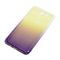 Galaxy J7 2017 Case Zore Renkli Transparan Cover Purple