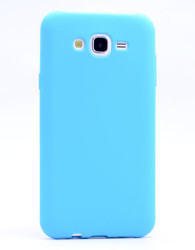 Galaxy J7 Core Kılıf Zore Premier Silikon Kapak Mavi