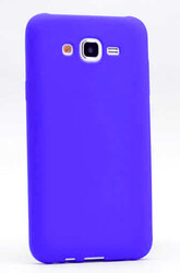 Galaxy J7 Kılıf Zore Premier Silikon Kapak Saks Mavi