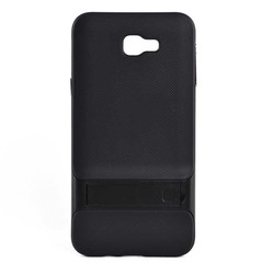 Galaxy J7 Prime Case Zore Stand Verus Cover Black