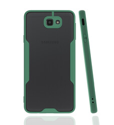 Galaxy J7 Prime Case Zore Parfe Cover Dark Green
