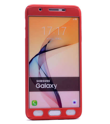 Galaxy J7 Prime Kılıf Zore 360 3 Parçalı Rubber Kapak - 6