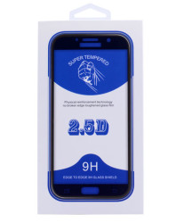 Galaxy J730 Pro Zore Az Eğimli Full Yapışkanlı Cam Siyah