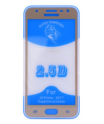 Galaxy J730 Pro Zore Az Eğimli Full Yapışkanlı Cam Gold