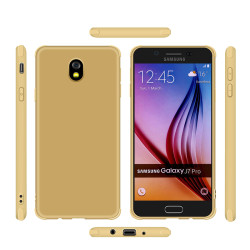 Galaxy J730 Pro Kılıf Zore Neva Silikon Gold