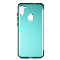 Galaxy M11 Case Zore Bistro Cover Dark Green