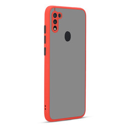 Galaxy M11 Case Zore Hux Cover Red