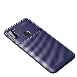 Galaxy M11 Case Zore Negro Silicon Cover Navy blue
