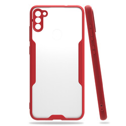 Galaxy M11 Case Zore Parfe Cover Red