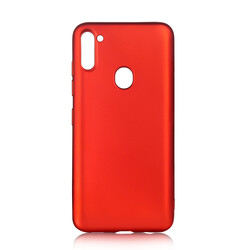 Galaxy M11 Case Zore Premier Silicon Cover Red