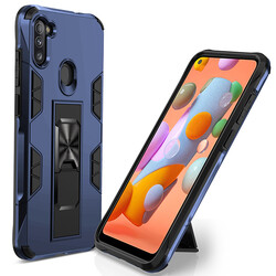 Galaxy M11 Case Zore Volve Cover Navy blue