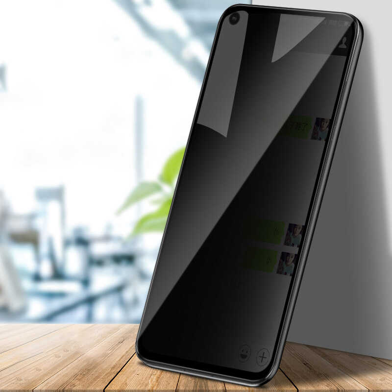 Galaxy M11 Zore New 5D Privacy Temperli Ekran Koruyucu - 5