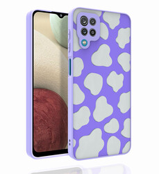 Galaxy M12 Case Patterned Camera Protected Glossy Zore Nora Cover NO6