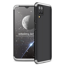 Galaxy M12 Case Zore Ays Cover Black-Grey