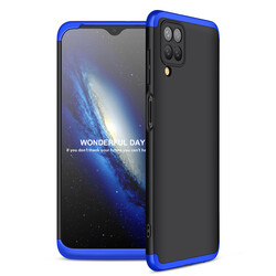 Galaxy M12 Case Zore Ays Cover Black-Blue