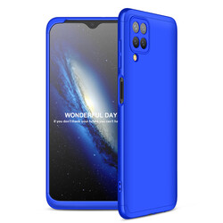 Galaxy M12 Case Zore Ays Cover Blue