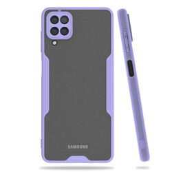 Galaxy M12 Case Zore Parfe Cover Purple