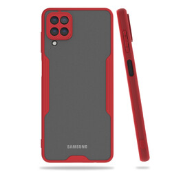 Galaxy M12 Case Zore Parfe Cover Red