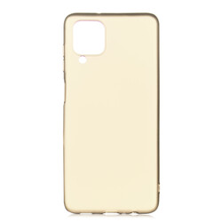 Galaxy M12 Case Zore Premier Silicon Cover Gold