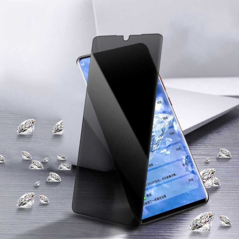 Galaxy M12 Zore New 5D Privacy Tempered Screen Protector - 4