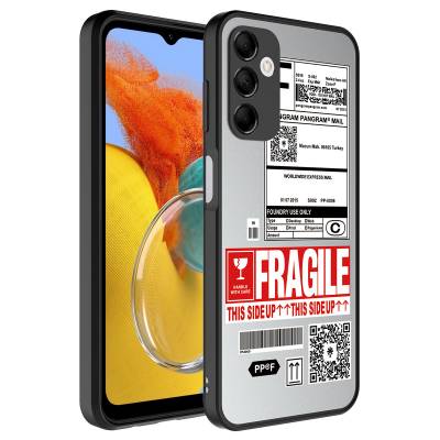 Galaxy M14 Case Mirror Patterned Camera Protected Glossy Zore Mirror Cover Fragile