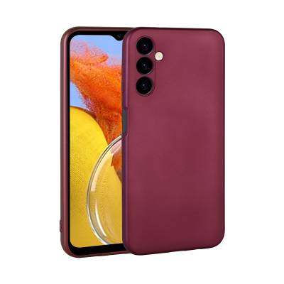 Galaxy M14 Case Zore Premier Silicone Cover Plum