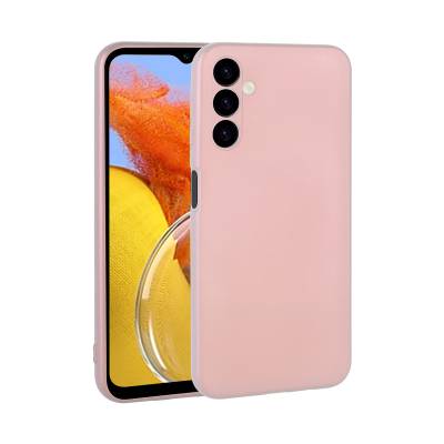 Galaxy M14 Case Zore Premier Silicone Cover Rose Gold