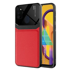 Galaxy M21 Case ​Zore Emiks Cover Red
