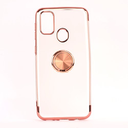 Galaxy M21 Case Zore Gess Silicon Rose Gold