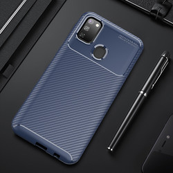 Galaxy M21 Case Zore Negro Silicon Cover Navy blue
