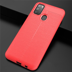 Galaxy M21 Case Zore Niss Silicon Cover Red
