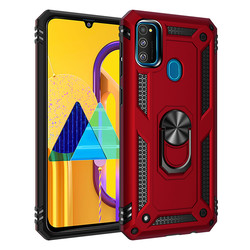 Galaxy M21 Case Zore Vega Cover Red