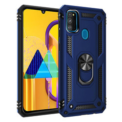 Galaxy M21 Case Zore Vega Cover Blue
