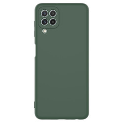 Galaxy M22 Case Zore Mara Lansman Cover Dark Green