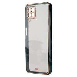 Galaxy M22 Case Zore Voit Clear Cover Green