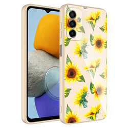 Galaxy M23 Case Camera Protected Patterned Hard Silicone Zore Epoxy Cover NO2