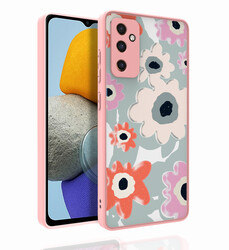 Galaxy M23 Case Patterned Camera Protected Glossy Zore Nora Cover NO5
