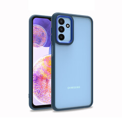 Galaxy M23 Case Zore Flora Cover Blue