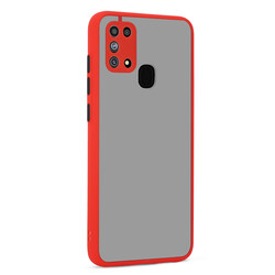 Galaxy M31 Case Zore Hux Cover Red