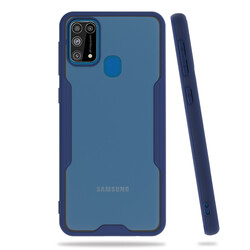 Galaxy M31 Case Zore Parfe Cover Navy blue