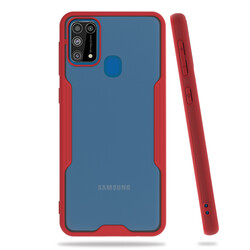 Galaxy M31 Case Zore Parfe Cover Red