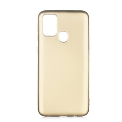 Galaxy M31 Case Zore Premier Silicon Cover Gold