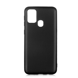 Galaxy M31 Case Zore Premier Silicon Cover Black