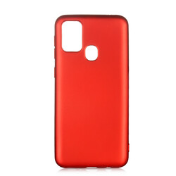 Galaxy M31 Case Zore Premier Silicon Cover Red