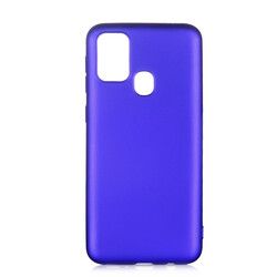 Galaxy M31 Case Zore Premier Silicon Cover Saks Blue