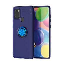 Galaxy M31 Case Zore Ravel Silicon Cover Blue