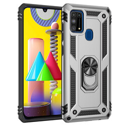 Galaxy M31 Case Zore Vega Cover Grey