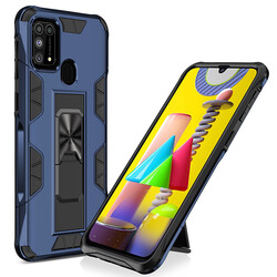 Galaxy M31 Case Zore Volve Cover Navy blue